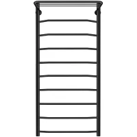 Полотенцесушитель водяной Secado Агата 1СП 4673739223154 1200x432, черный матовый