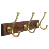 Планка с крючками Bronze de Luxe Forest 10708G для ванны, золотой матовый