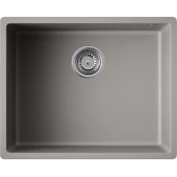 Кухонная мойка Omoikiri Tetogranit Bosen 54-U-GR 4993539 54x44 см, ленинградский серый