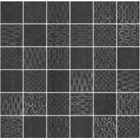 Декор Kerama Marazzi Про Дабл черный мозаичный 30x30х0,9 DD200820\MM