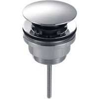 Донный клапан для раковины AQUAme AQM7003CR универсальный, хром