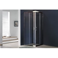 Душевой уголок Royal Bath RB7585HPD-T-CH 85x75 см, профиль хром, стекло прозрачное