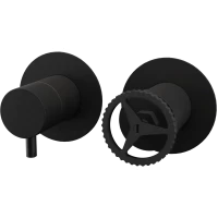 Смеситель для ванны Remer Chrono CH93ZPNO встраиваемый, черный матовый