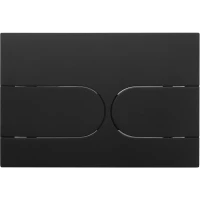 Кнопка смыва Veconi Flush V6 FLV6-B для инсталляции, черный матовый