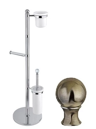 Комплект для туалета бронза, металл Cezares Olimp OLIMP-WCS-02-M