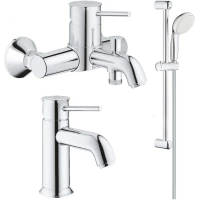 Комплект смесителей Grohe BauClassic 32865000 + 23162000 + 27853001