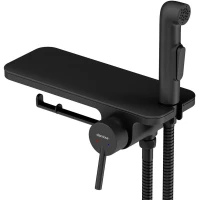 Гигиенический душ Damixa Origin Bit 773500300 со смесителем, черный матовый