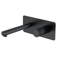 Смеситель для раковины Boheme Stick Spirale 125-BB.4 встраиваемый, черный матовый