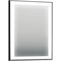 Зеркало 65x75 см черный матовый ORKA Lisbon 4000118