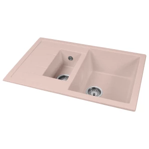 Изображение товара кухонная мойка aquagranitex розовый m-21k(315)