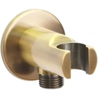 Подключение для душевого шланга с держателем Magliezza Piccolo 50307-br бронза