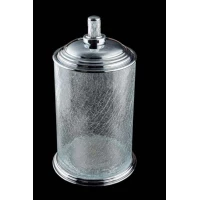 Мусорное ведро Boheme Murano Cristal 10914-CRST-CH