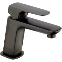 Смеситель для раковины Paini Nove 09PZ211 с донным клапаном, черный матовый