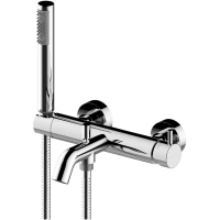 Смеситель для ванны Bossini Teo Z00723.030 с душевым гарнитуром, хром