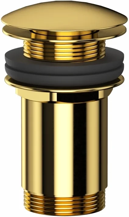 

Донный клапан для раковины Whitecross A706GL с переливом, золотой