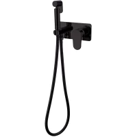 Гигиенический душ Boheme Spectre 457-B со смесителем, черный матовый