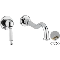 Смеситель для раковины Migliore Oxford ML.OXF-6345.BI.CRDO встраиваемый, хром/золотой