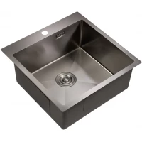 Кухонная мойка Milacio Denia 51 вороненая сталь MC.77489