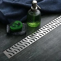 Душевой трап (лоток) Paini Harmony CH750H 75 см, с решеткой, перфорированный, хром