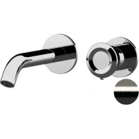 Смеситель для раковины Remer Element ET15PNP встраиваемый, без донного клапана, никель