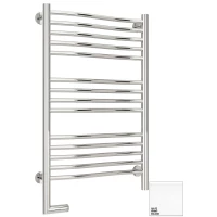 Полотенцесушитель электрический 800x500 белый глянец МЭМ левый Сунержа Флюид 2.0 12-5220-8050