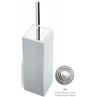 Ёршик Stil Haus Urania 633CUBE(36-BI) напольный, никель/белый