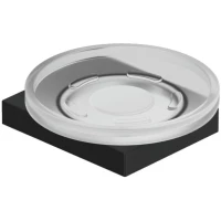 Мыльница Kludi Vela C 3198539 настенная, черный матовый