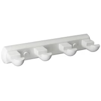 Планка с крючками WasserKRAFT Kammel K-8374W для ванны, белый