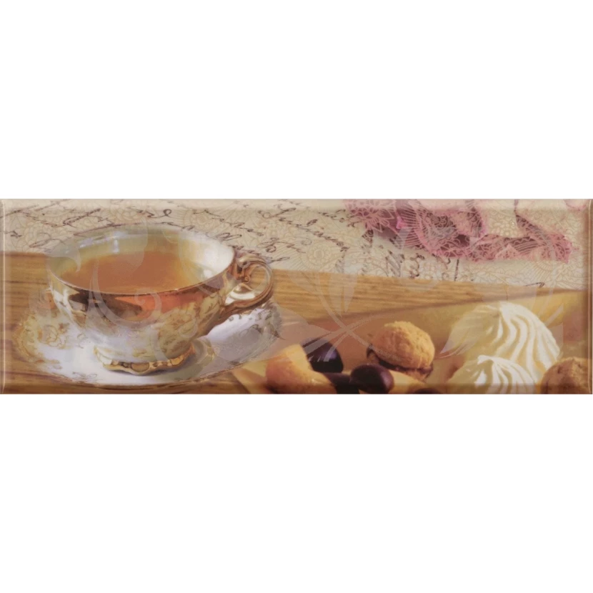 Декор Absolut Keramika Decor Tea Time 02 10x30 Распродано