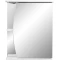 Зеркальный шкаф 55x70 см белый глянец/белый матовый R Stella Polar Лана SP-00000044 - 2
