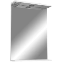 Зеркало 50x70 см белый глянец/белый матовый Stella Polar Ильза SP-00000220