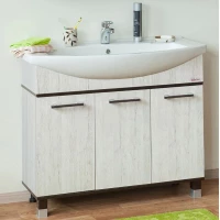 Тумба с раковиной венге/орегон 106,5 см Sanflor Толедо C0000001824 + 4620008197388