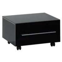 Тумба подкатная черный 57 см Aquanet Нота 00170731