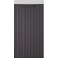 Тумба под раковину Style Line Соло ЛС-00002427 39,5 см L/R, подвесная, графит нубук матовый