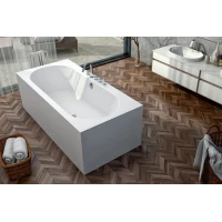 Ванна из литьевого мрамора Kolpa-San Atys FS 622830 180x85 см, отдельностоящая, белый матовый