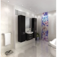 Комплект мебели черный 65 см Акватон Ария 1A123301AA950 + 1WH207782 + 1A133702AA950