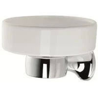 Мыльница Stil Haus Opera OP09(08) настенная, хром/белый