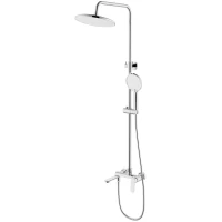 Душевая система Splenka S41.24 250 мм, со смесителем, хром