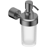 Дозатор для жидкого мыла Abber Osten 316 AA185A9BGG настенный, оружейная сталь матовый