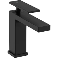 Смеситель для раковины Hansgrohe Tecturis E 73010670 с донным клапаном, черный матовый