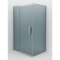 Душевой уголок Alex Baitler AB244-120 118,5x88,5 см, профиль хром, стекло тонированное