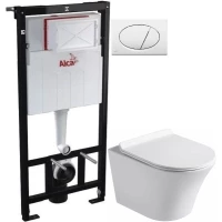Комплект подвесной унитаз MEER MR-2104 + система инсталляции AlcaPlast AM101/11203:1RUSSETM70