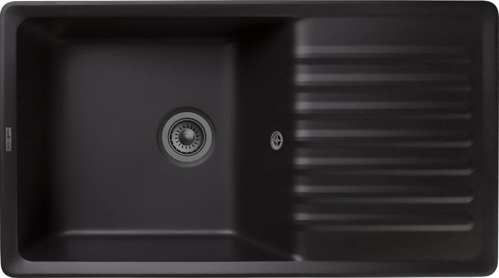 Кухонная мойка GranFest Quarz черный GF-Z73 73CHEPHYI - фото 1