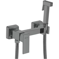 Гигиенический душ Shevanik S137T со смесителем, оружейная сталь