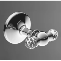 Крючок Art&Max Antic Crystal AM-E-2686SJ-Cr двойной, для ванны, хром