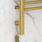 Полотенцесушитель электрический 1000x400 золотой МЭМ левый Сунержа Богема с полкой 3.0 03-5806-1040 - 3