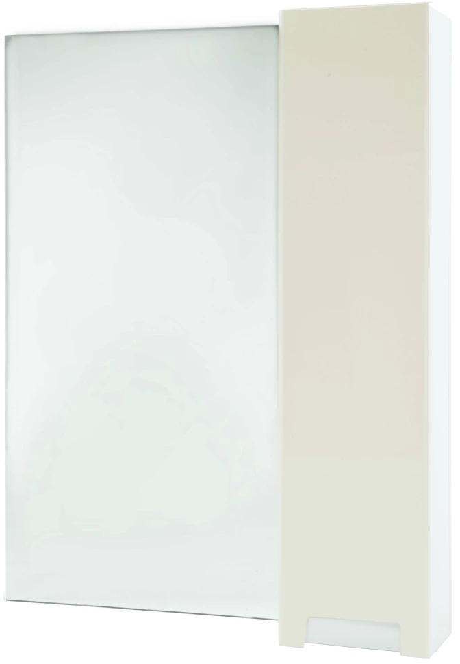 Зеркальный шкаф 68x80 см бежевый глянец/белый глянец R Bellezza Пегас 4610411001075 пегас с куклой