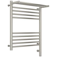 Полотенцесушитель электрический 600x500 сатин МЭМ правый Сунержа Богема с полкой 3.0 071-5807-6050