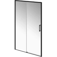 Душевая дверь Kerama Marazzi Lindo LN.120.SD.BLK.M 120 см, профиль черный матовый, стекло прозрачное