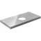 Столешница 100 см серый глянец для накладных раковин Kerama Marazzi Canaletto Риальто CN100.SG560722R - 1